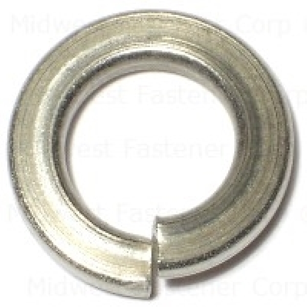 50718 Split Lock Washer, 1/2 in ID, Stainless Steel, 50 PK