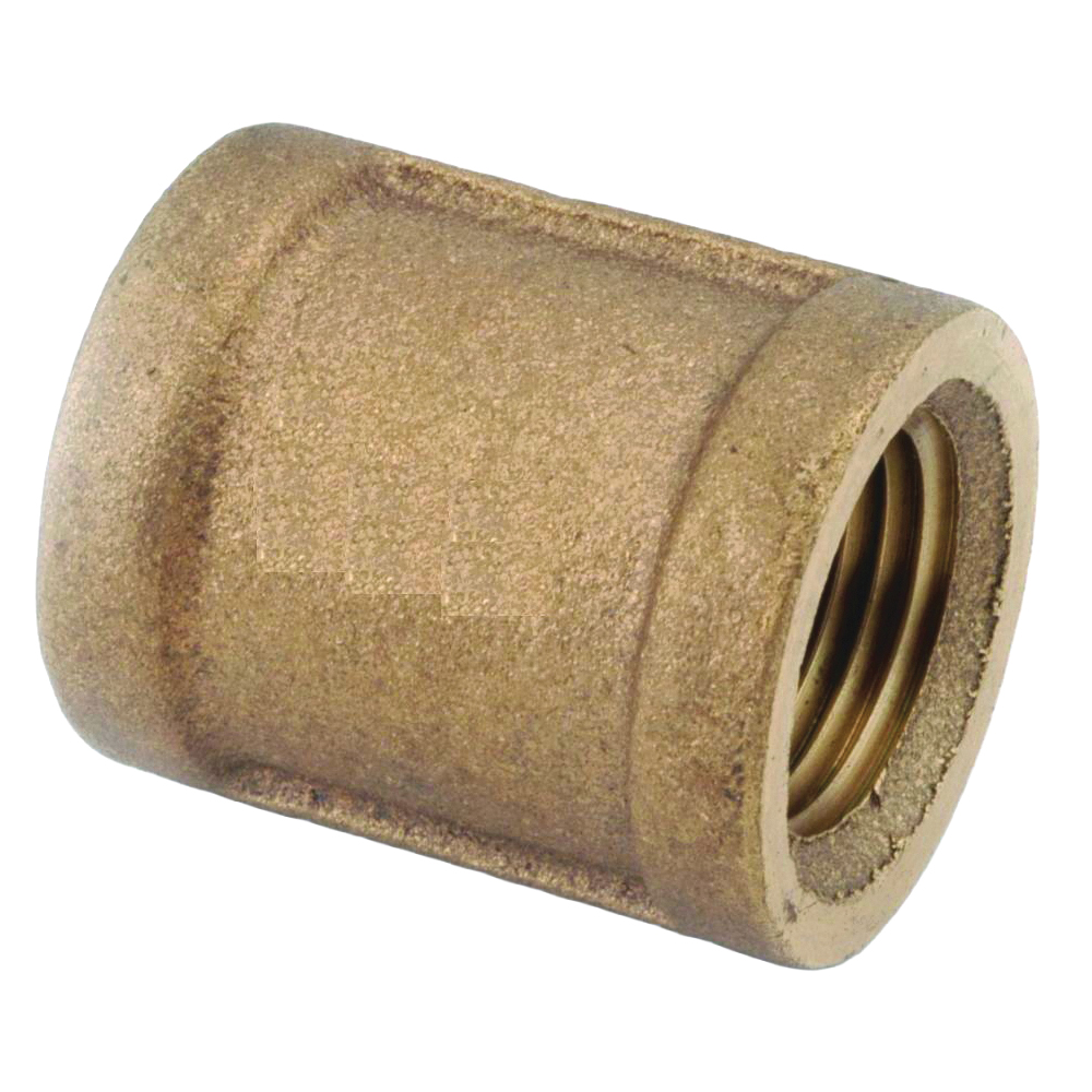738103-02 Pipe Coupling, 1/8 in, FIPT, Brass