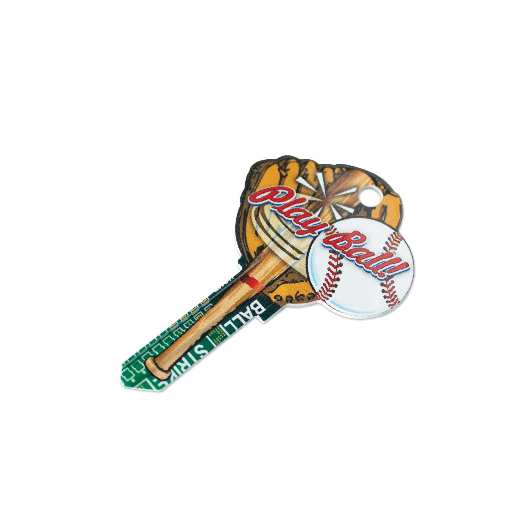 Lucky Line Key Shapes Series B120K Key Blank, Brass, Enamel-Coated, For: Kwikset Locks - 2