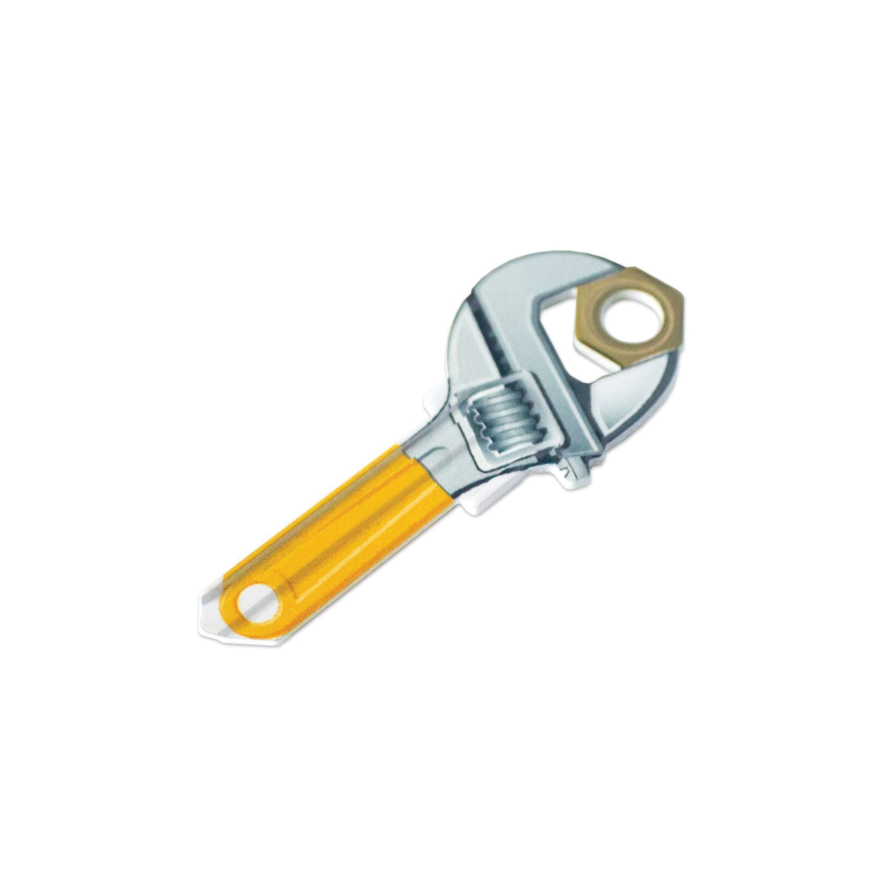 Lucky Line Key Shapes Series B123S Key Blank, Brass, Enamel-Coated, For: Schlage Keyway Locks - 2