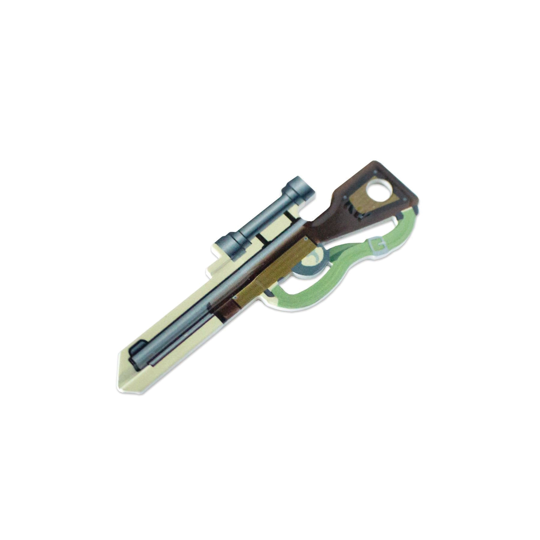 Lucky Line Key Shapes Series B118K Key Blank, Brass, Enamel-Coated, For: Kwikset Locks - 2