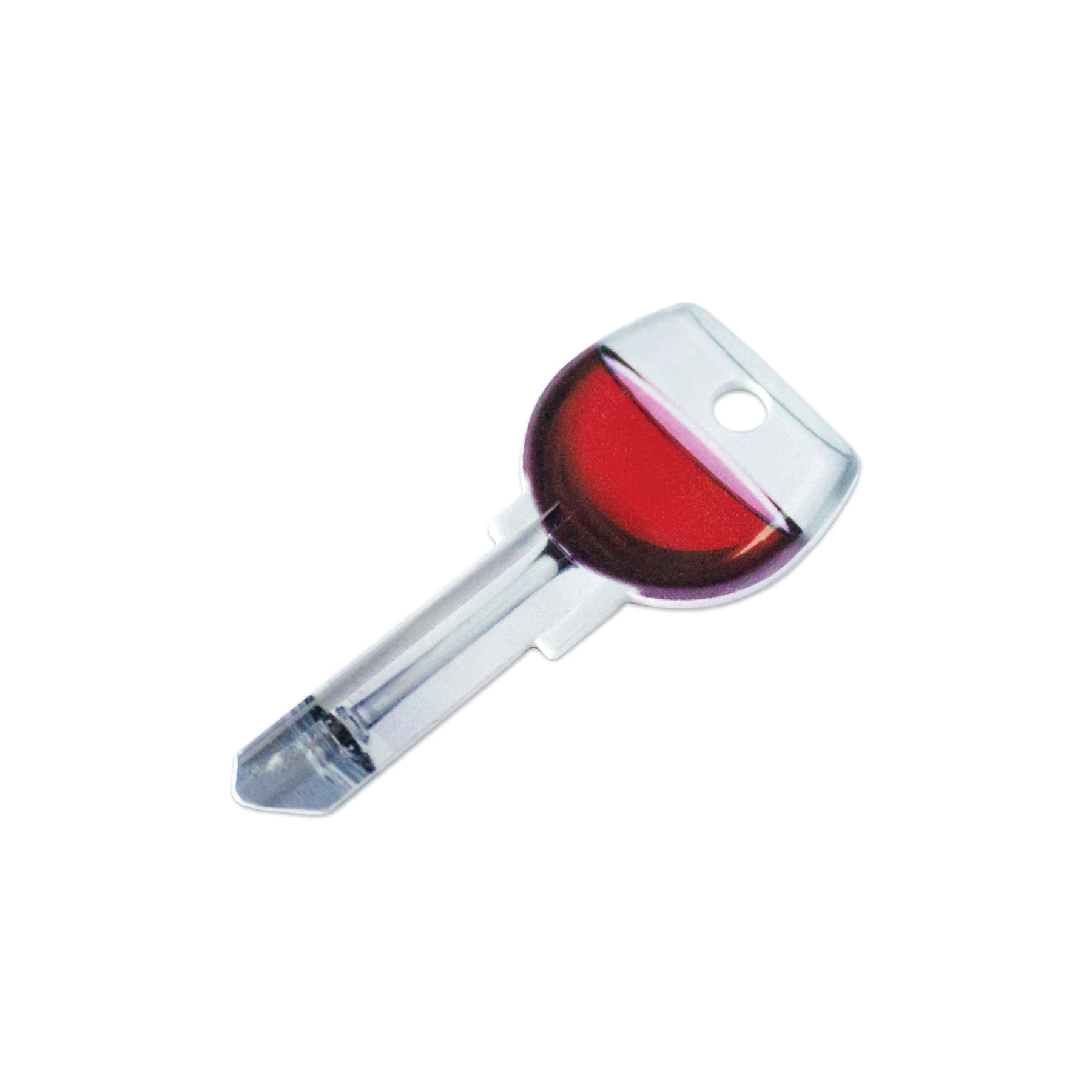 Lucky Line Key Shapes Series B108K Key Blank, Brass, Enamel-Coated, For: Kwikset Locks - 2