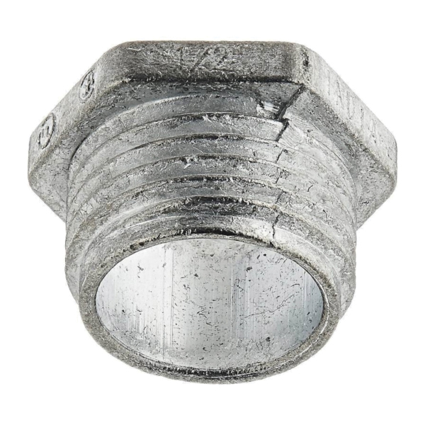 20701 Rigid Conduit Chase Nipple, 1/2 in Threaded, 1.02 in OD, Zinc, 2/PK