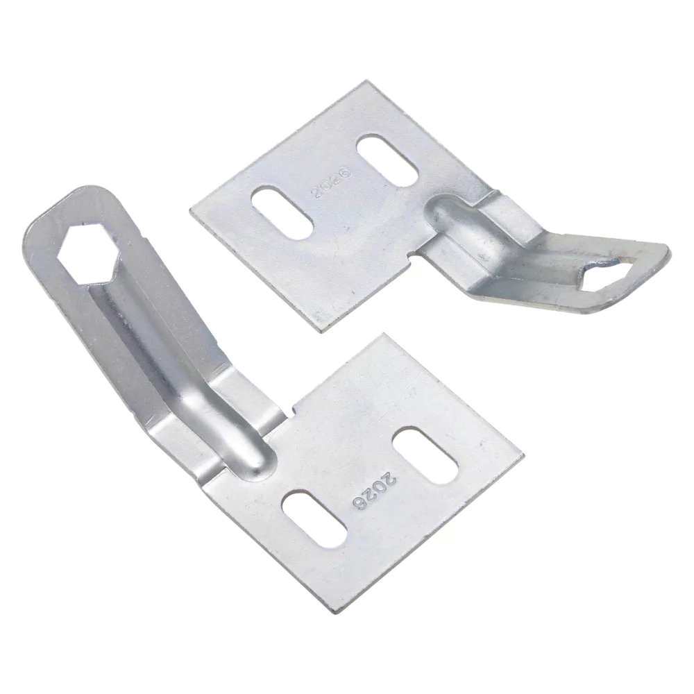 V391A Series N344-895 Folding Door Aligner, Steel, Zinc-Plated