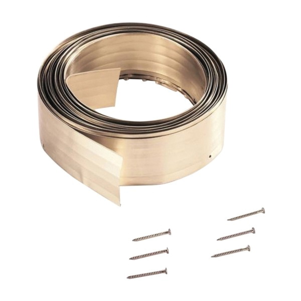 52000 Weather Seal, 0.03125 in W, 1-1/8 in Thick, 17 ft L, Metal