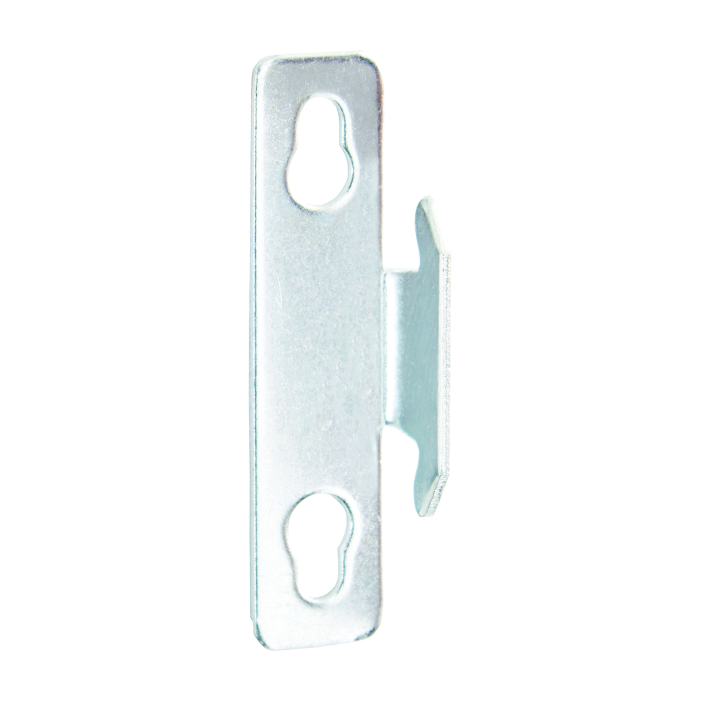 KN851 Single Curtain Rod Bracket, Zinc, Silver, Nail