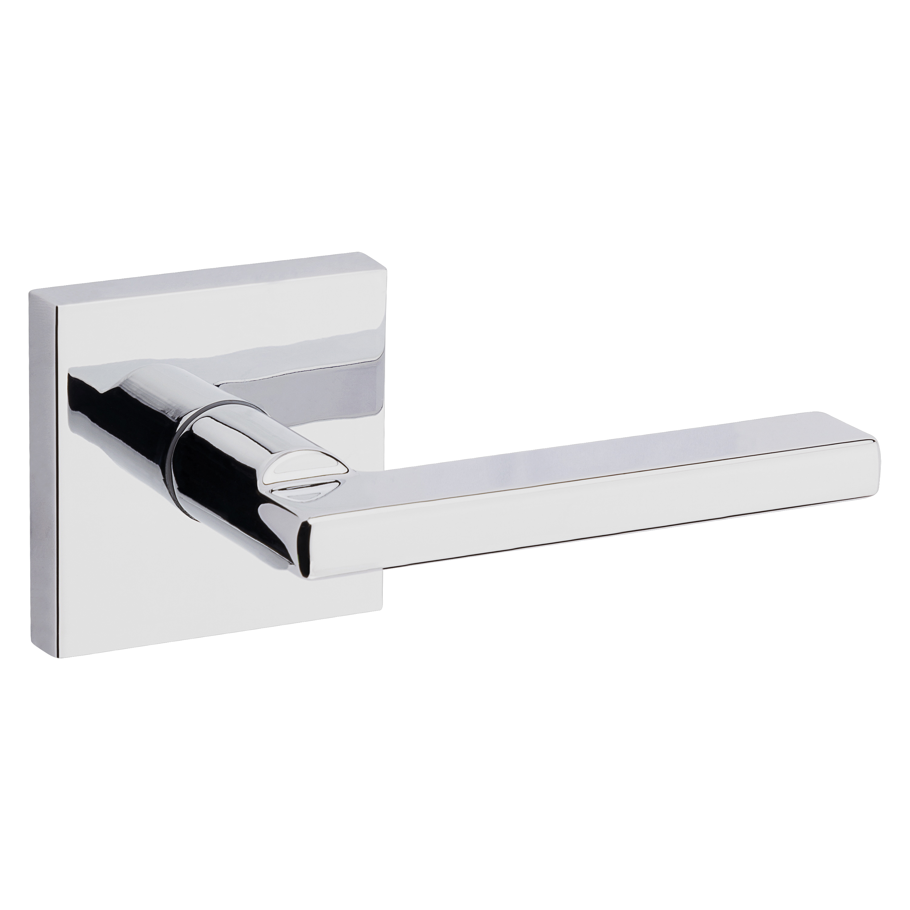 Signature Series 154HFL SQT 26 Passage Lever, Non-Locking Lock, Polished Chrome, Zinc, Residential, 2 Grade