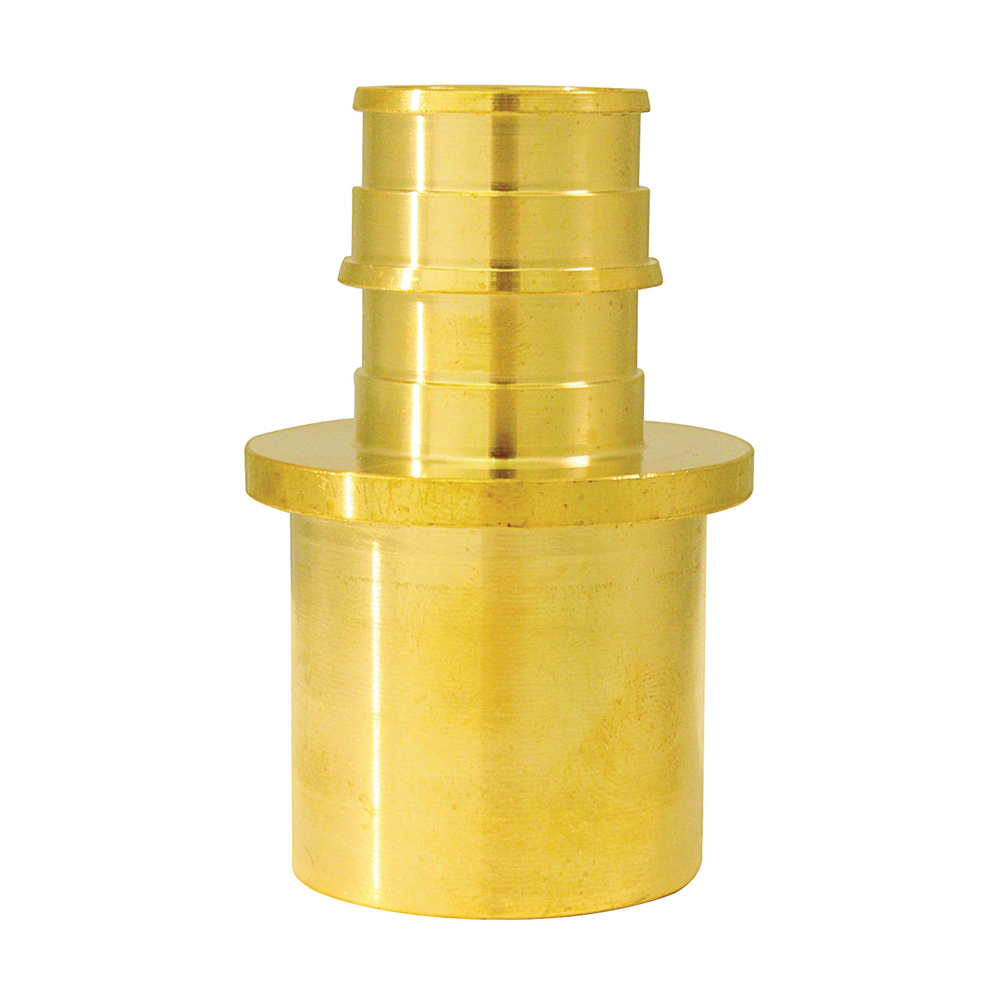 ExpansionPEX Series EPXMS341 Reducing Pipe Adapter, 3/4 x 1 in, Barb x Male Sweat, Brass, 200 psi Pressure