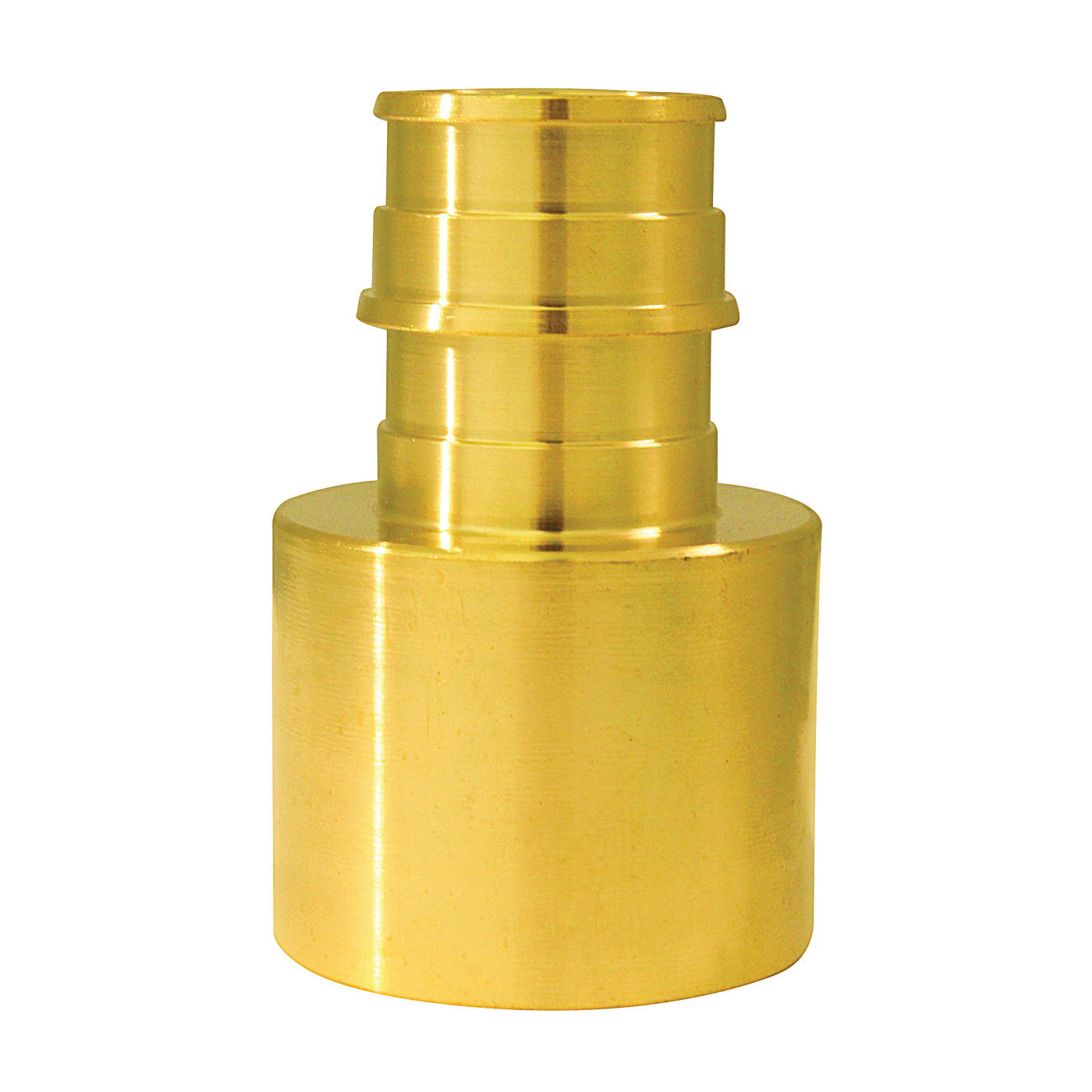 ExpansionPEX Series EPXFS341 Pipe Adapter, 3/4 x 1 in, Barb x Female Sweat, Brass, 200 psi Pressure