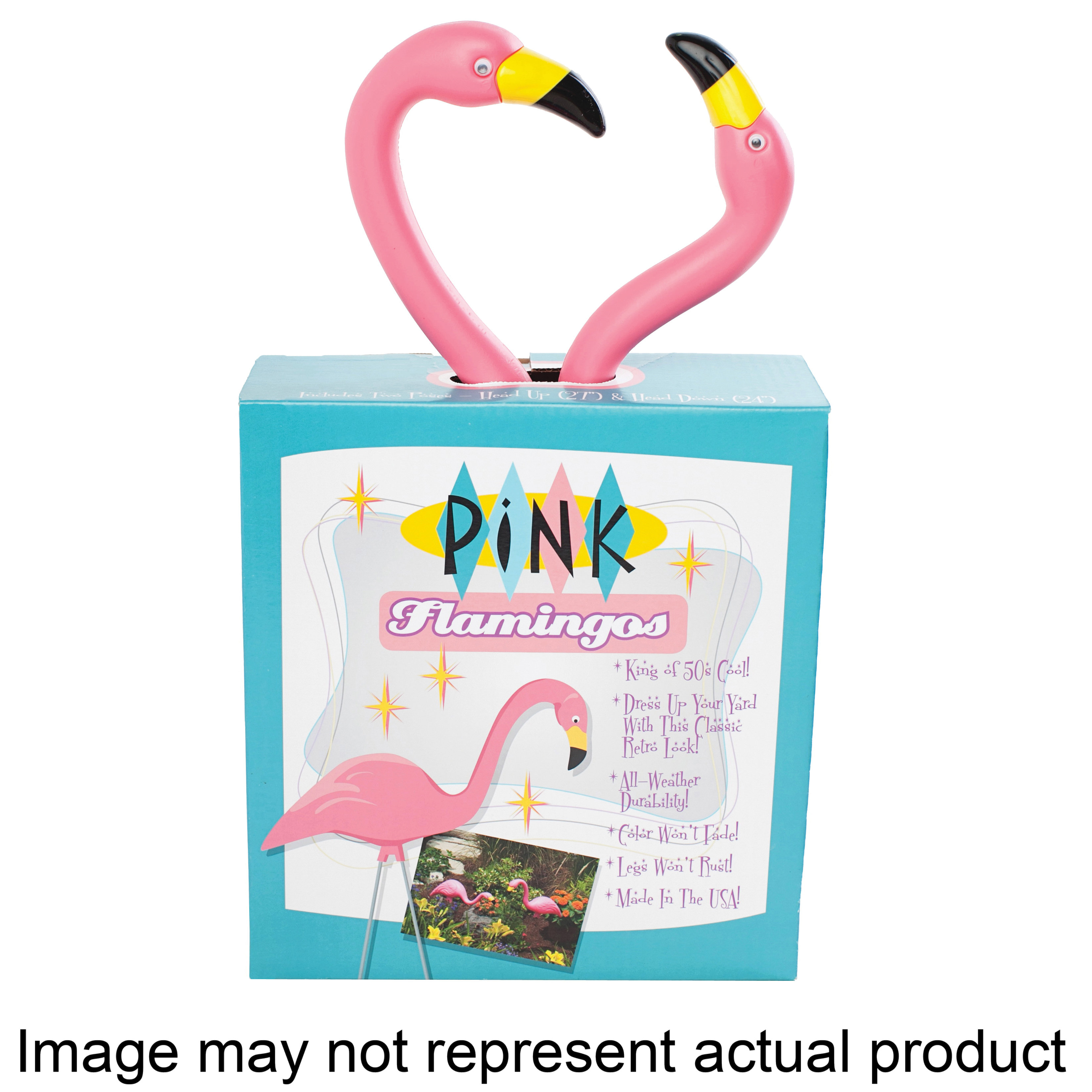 G2 Garden Statue, Flamingo, Plastic, Pink