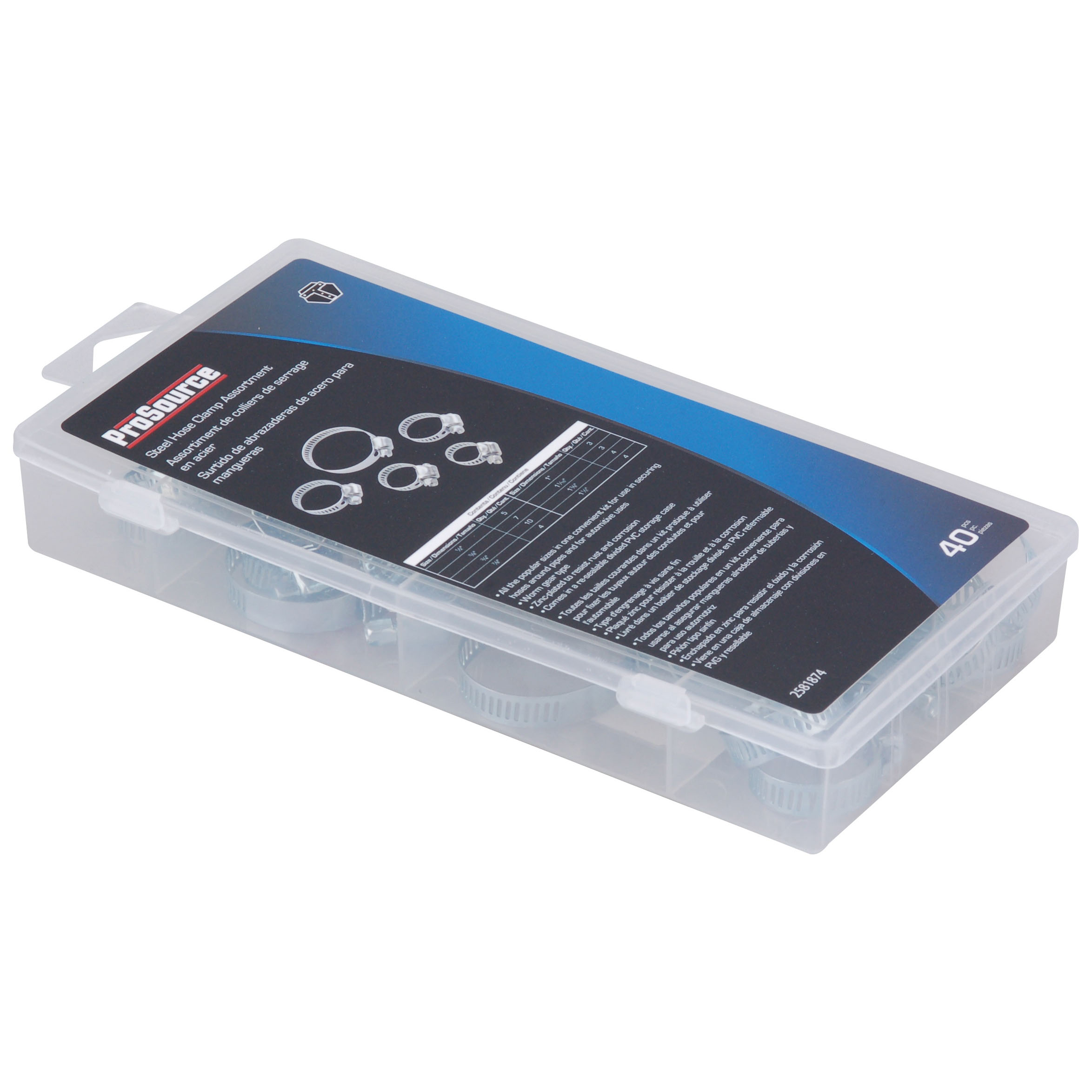 61905 Hose Clamp, Clamping Range: 1/2, 5/8, 3/4, 7/8, 1, 1-1/16, 1-3/8, 1-1/2 k