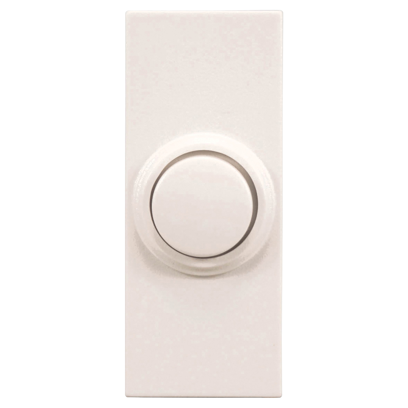 SL-7393-02 Pushbutton, Round, Wireless, Plastic, White