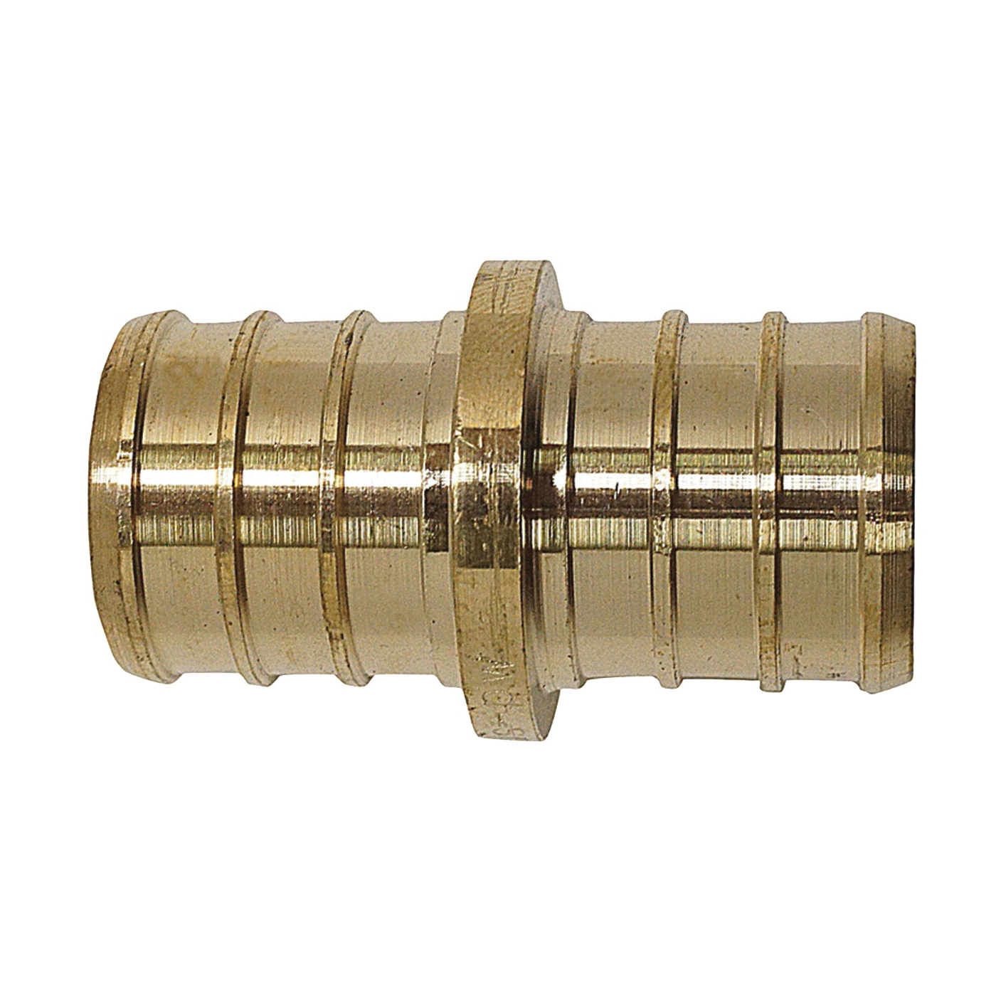 ApolloPEX Series APXC3410PK Coupling, 3/4 in, Barb, PEX-B, Brass, 200 psi Pressure