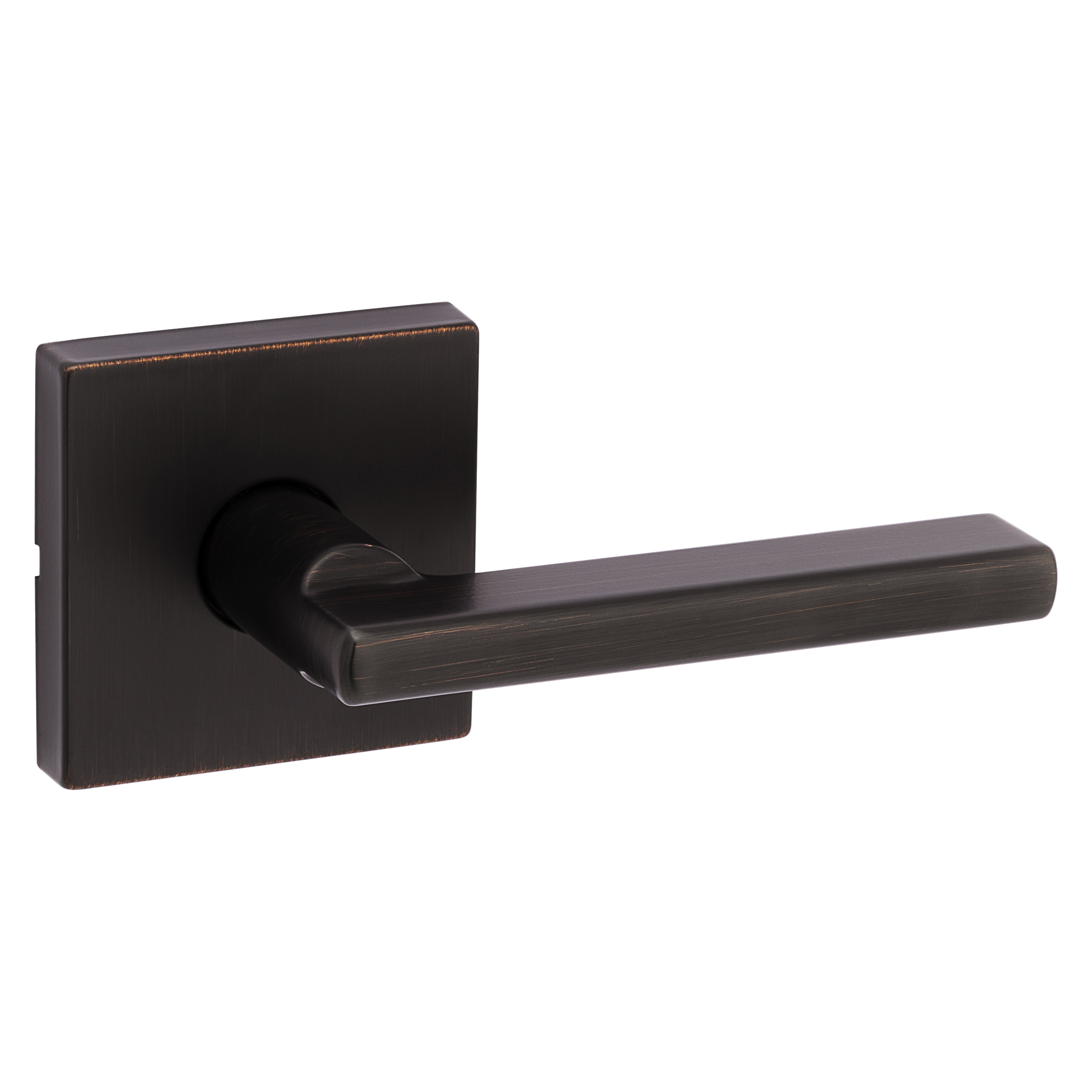 Signature Series 154HFL SQT 11P Passage Lever, Non-Locking Lock, Venetian Bronze, Zinc, Residential, 2 Grade