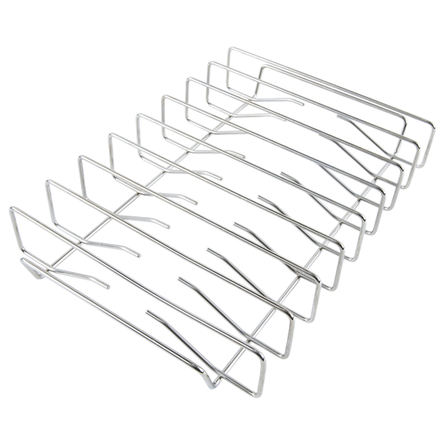 Traeger BAC354 Rib Rack, 17-1/2 in W, 12 in D, 3-1/2 in H, Steel