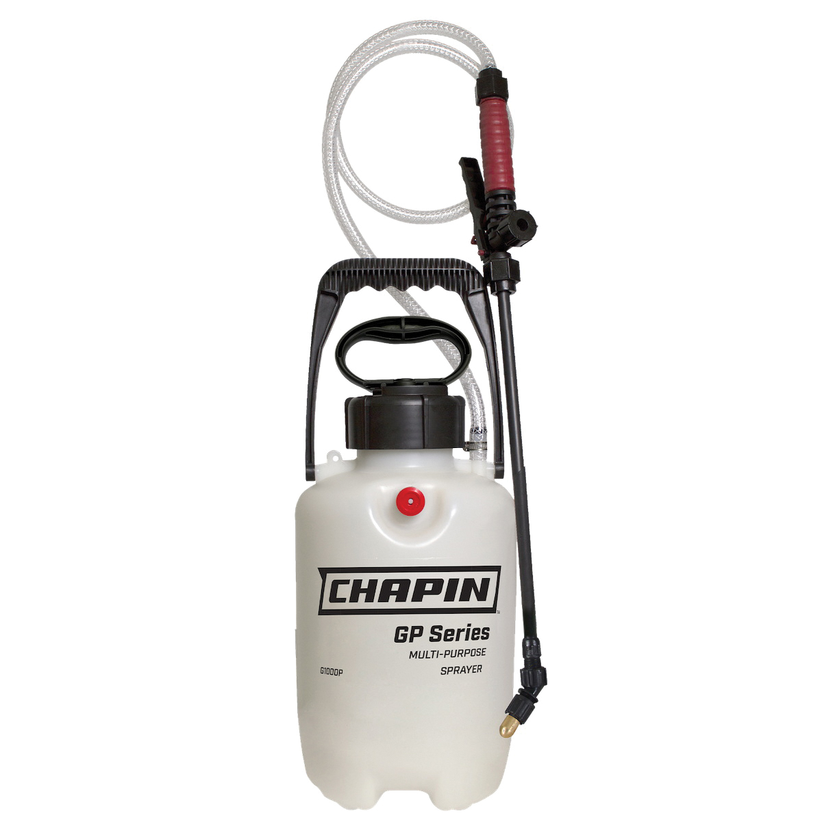 G1000P Handle Sprayer, 1 gal Tank, Poly Tank, 48 in L Hose