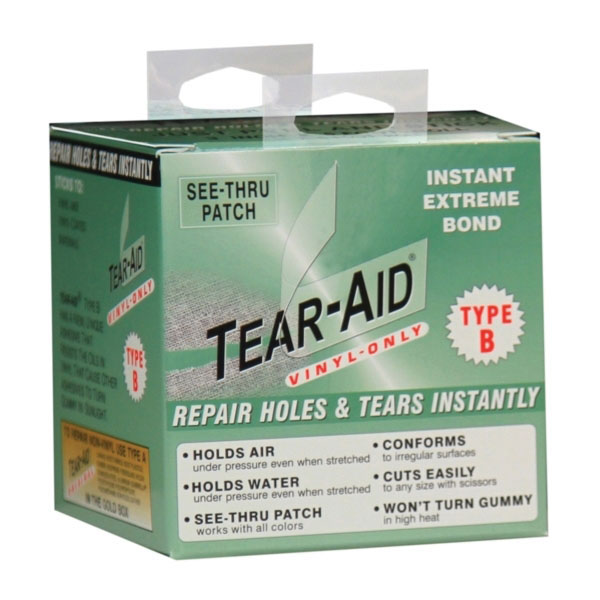 D-KIT-B03-100 Vinyl Inflatable Repair Kit, Type B, Vinyl, Clear