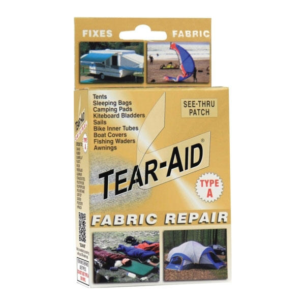 D-KIT-A01-100 6-Piece Fabric Repair Kit, A, Clear