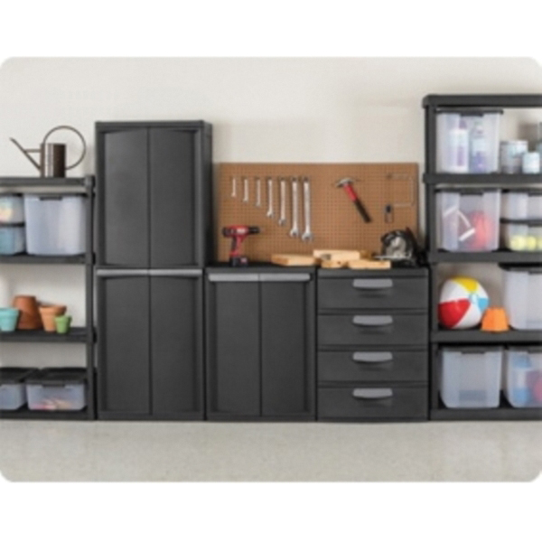01743V01 Drawer Unit, 4-Drawer, Plastic, 25-5/8 in OAW, 35-3/4 in OAH, 19-1/4 in OAD