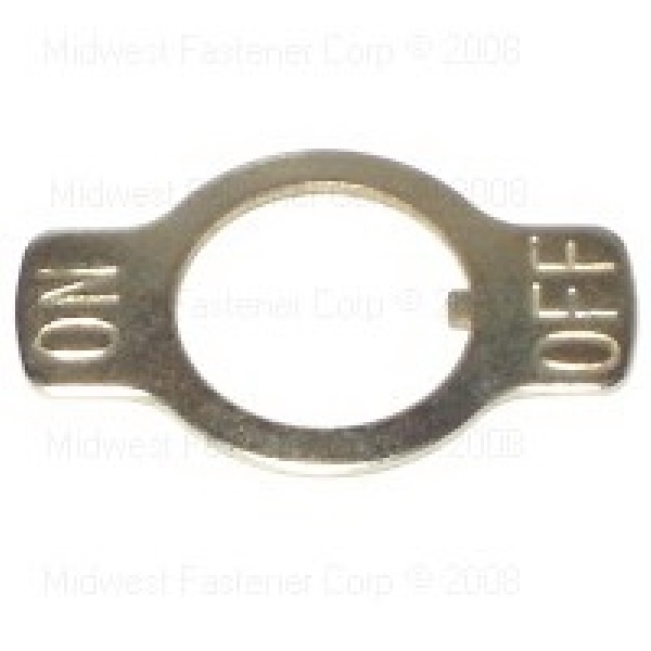 Midwest Fastener 83641 Indicator Plate, Zinc - 1