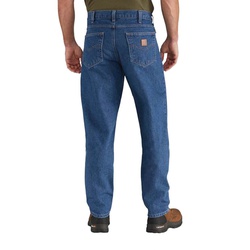 Carhartt B17-DST-32X34 Jeans, 32 in Waist, 34 in L Inseam, Darkstone, Relaxed, Tapered Fit - 2