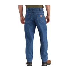 Carhartt B17-STW-36X32 Jeans, Classic, Heavyweight, 36 in W, 32 in L Inseam, Stonewash, Relaxed, Tapered Fit