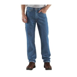 Carhartt B171-DST-34X30 Carpenter Jeans, 34 in Waist, 30 in L Inseam, Darkstone, Relaxed Fit