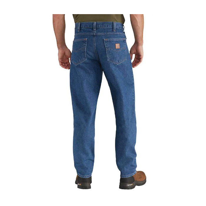 Carhartt B17-DST-32X34 Jeans, 32 in Waist, 34 in L Inseam, Darkstone, Relaxed, Tapered Fit - 5