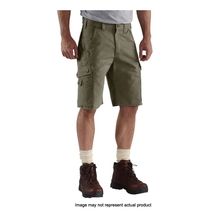 Carhartt B357-DFE33A Cargo Shorts, 33 in, Regular, Cotton...