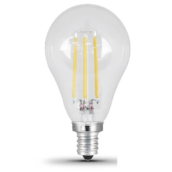 BPA1560C850LED/2 LED Bulb, General Purpose, A15 Lamp, 60 W Equivalent, E12 Lamp Base, Dimmable, Clear
