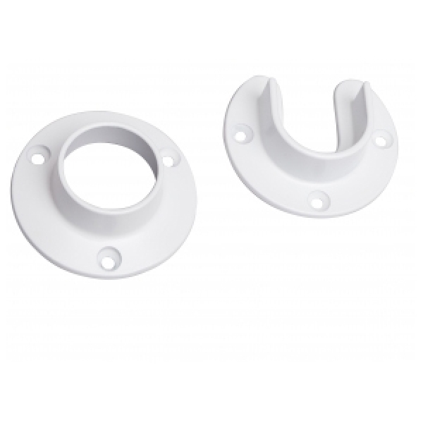 Knape & Vogt Closet-Pro HD CD-0010-CH Pole Socket, Steel, Chrome