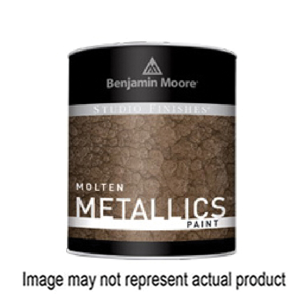 Benjamin Moore Studio Finishes 062159-004 Metallic Paint, High-Gloss Copper, 4 gal, Can