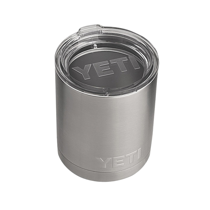 Yeti Rambler Series YRAM10 Lowball with Standard Lid, 10 oz, MagSlider Lid, 18/8 Stainless Steel, Stainless Steel - 2