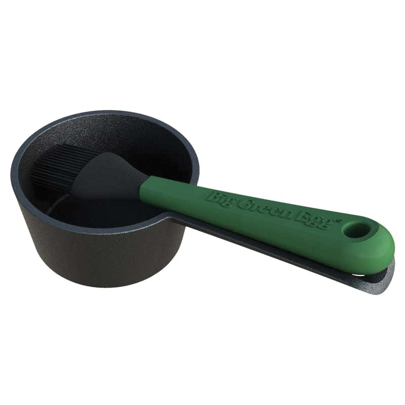 Big Green Egg Cast Iron Sauce Pot