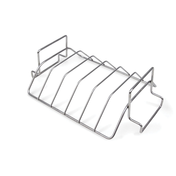 Rib and Roast Rack, Big Green Egg, Dual-Purpose, Stainless Steel, For: 2XL, XL and Large EGGs - 2