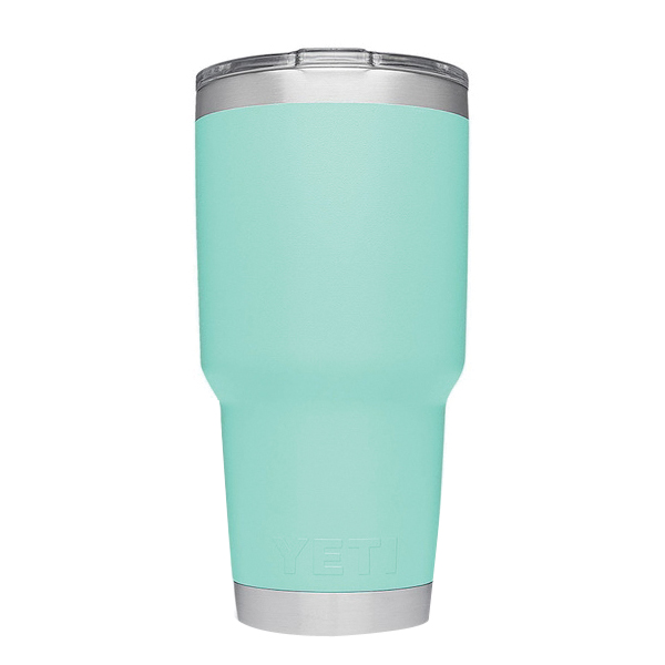 Yeti Rambler Series YRAM30SF Tumbler with Lid, 30 oz, MagSlider Lid, 18/8 Stainless Steel, Seafoam, Insulated - 2