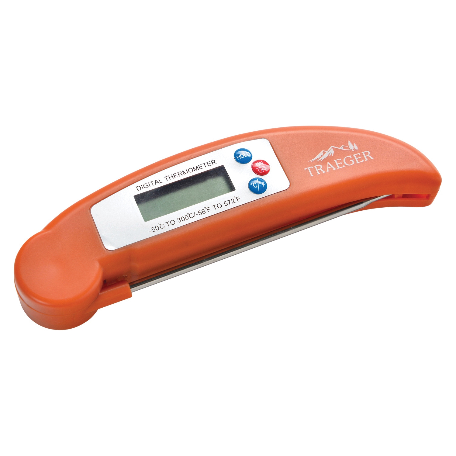 Traeger BAC414 Thermometer, -58 to 572 deg F, LCD Digital Display