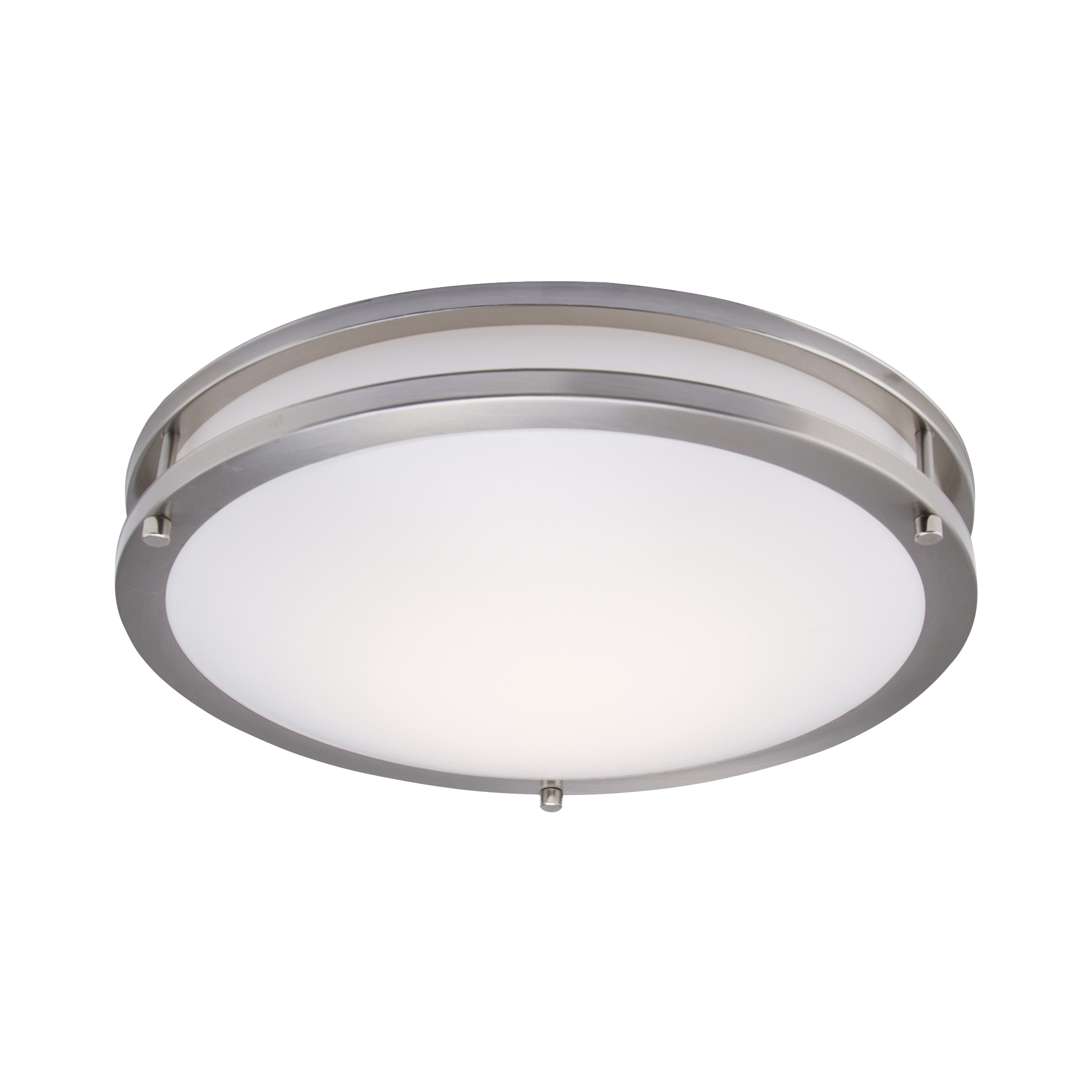 Boston Harbor CL202AC Flush-Mount Ceiling Fixture, 120 V, 24 W, 1-Lamp, LED Lamp, 1680 Lumens, 3000 K Color Temp