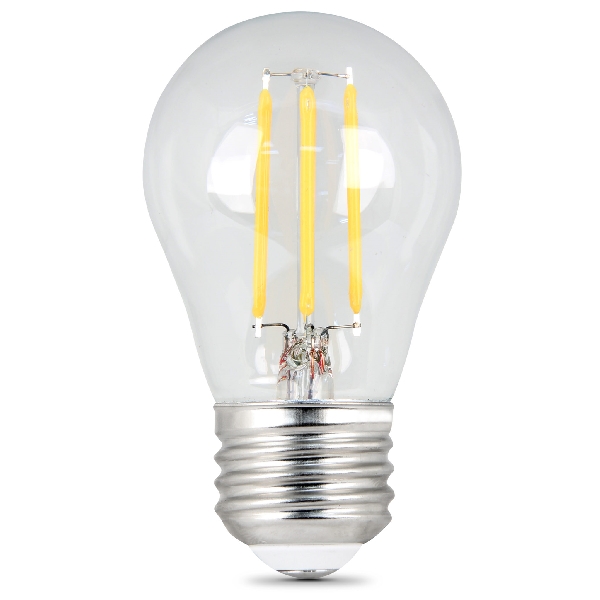 BPA1540/927CA/FIL/2 LED Bulb, General Purpose, A15 Lamp, 40 W Equivalent, E26 Lamp Base, Dimmable, Clear