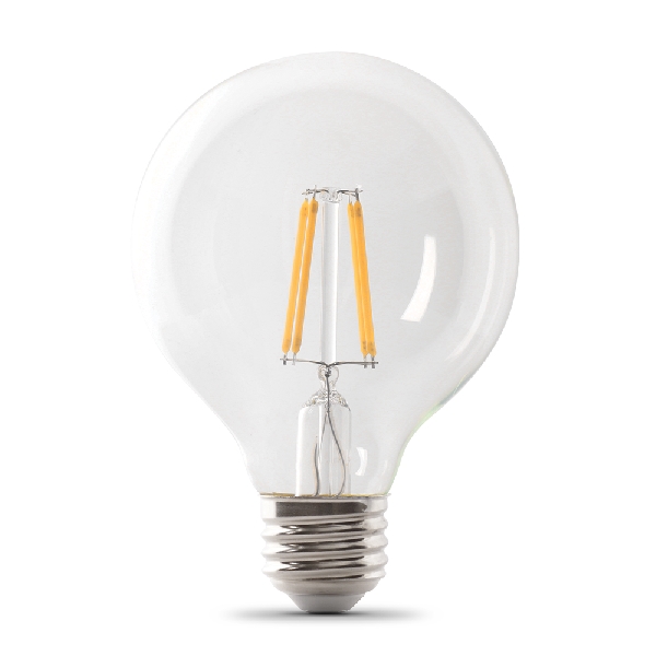 BPG2540/950CA/FIL LED Bulb, Globe, G25 Lamp, 40 W Equivalent, E26 Lamp Base, Dimmable, Clear