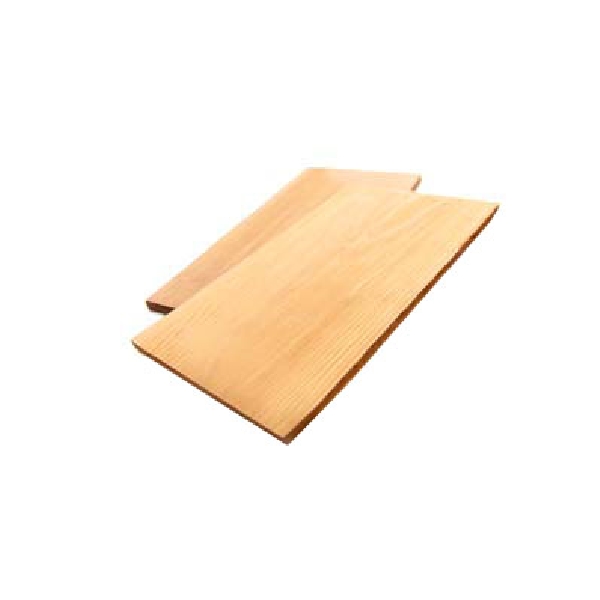 GrillPro 00281 Cedar Grilling Planks, 5-1/4 in W, 0.3125 in D, Natural Cedar, Red - 1
