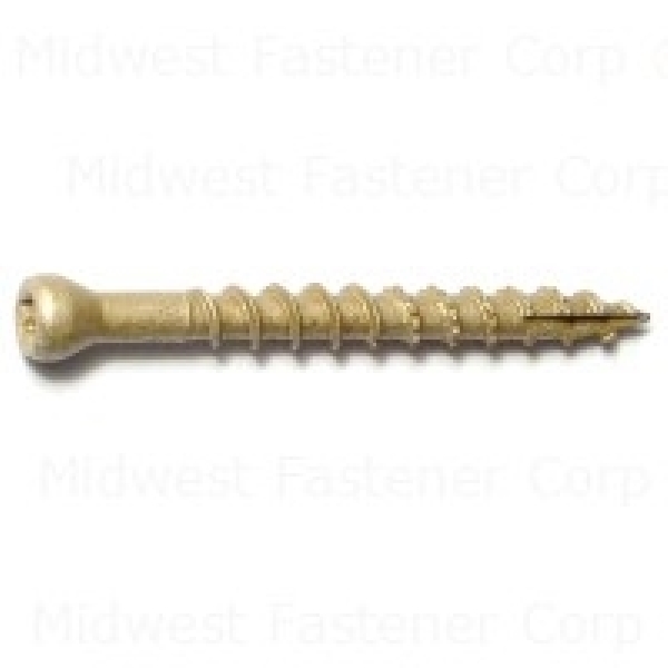51667 Screw, #8 in Thread, 1-5/8 in L, Trim Head, 208 PK