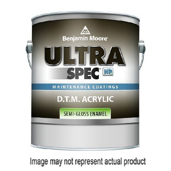 Benjamin Moore Ultra Spec HP2921-001 Latex Enamel Paint, Semi-Gloss Sheen, Red, 1 gal, Can, 320 sq-ft/gal Coverage Area