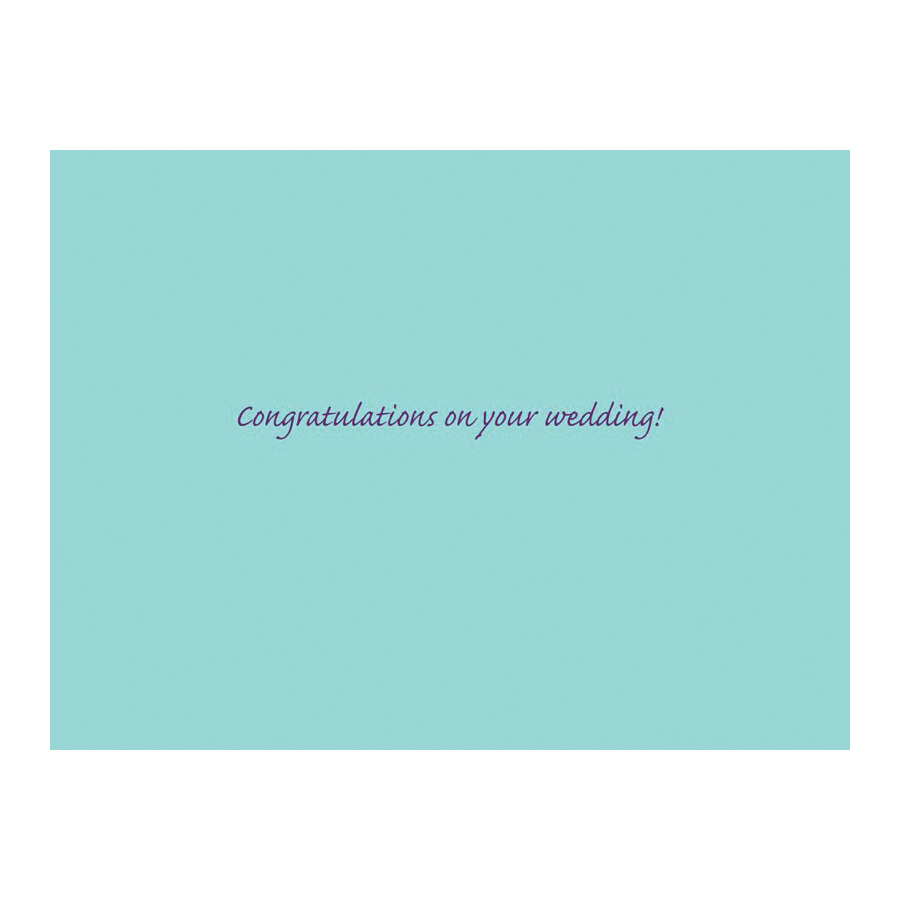 Jumping Cracker Beans WC-0321 Greeting Card, Just open bag and toss rice into the air, Congratulations on your wedding - 2