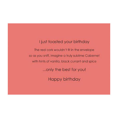 Jumping Cracker Beans BD-0323 Greeting Card, Birthday, Includes: Cork - 2