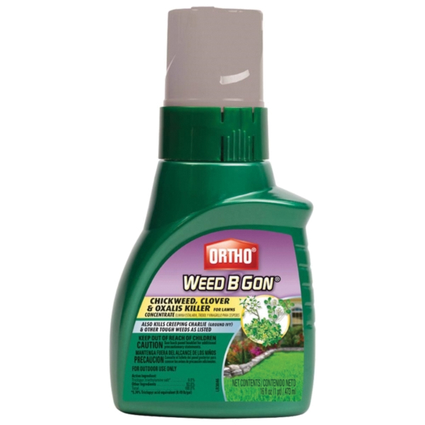 Weed B Gon 0396410 Clover and Oxalis Killer, Spray Application, 16 oz Bottle, Liquid
