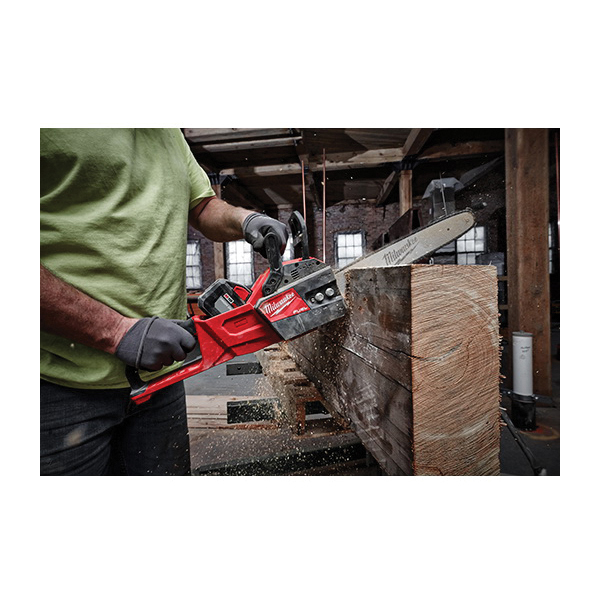Milwaukee 2727-21HD Chainsaw Kit, Battery Included, 12 Ah, 18 V, Lithium-Ion, 6 in Cutting Capacity, 16 in L Bar - 3