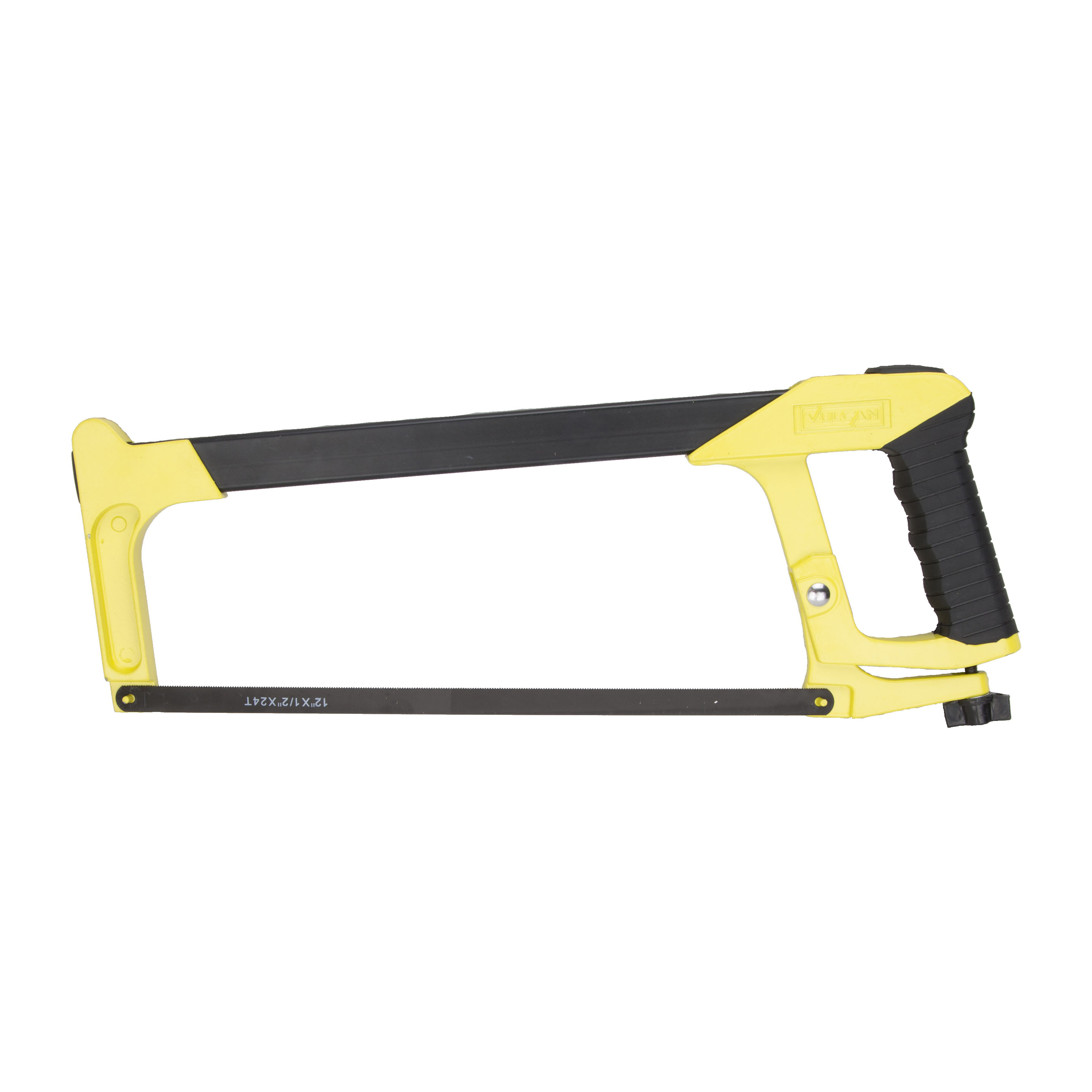 JL-HS-508 Hacksaw, 12 in L Blade, 24 TPI, Steel Blade, 3-3/4 in D Throat, Steel Frame