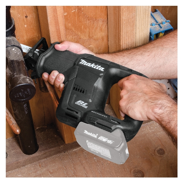 Makita XRJ07ZB Reciprocating Saw, Tool Only, 18 V, 2 Ah, 5-1/8 in Pipe, 10 in Wood Cutting Capacity - 2