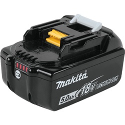 Makita XBU02PT Cordless Blower Kit, Battery Included, 5 Ah, 18 V, Lithium-Ion, 6-Speed, 473 cfm Air, 28 min Run Time - 2